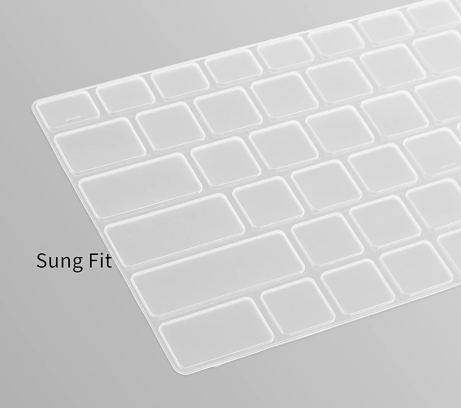 Image of RKLS Keyboard Protector 14 Inch Laptop Dust Cover for Inspiron - Transparent-798-798 Dell Inspiron 14 5000 7000 5310 5410 5415 5418 5420 5425 7415 7420 7425 Keyboard Skin