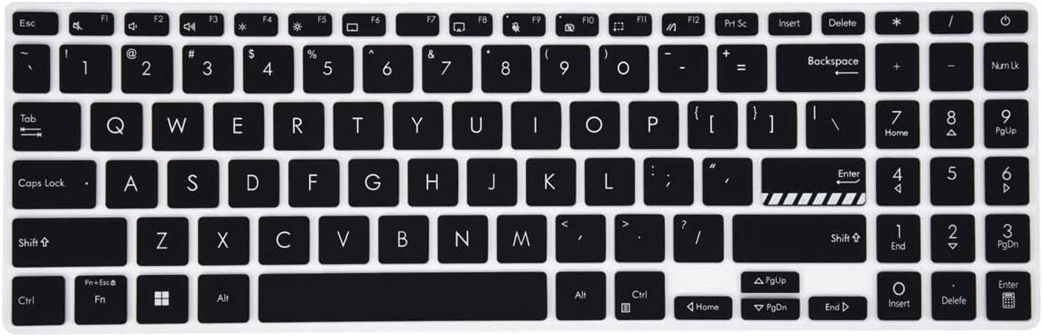 Image of Capsa Premium Silicone cover for ASUS VivoBook Pro 15X OLED 15.6 inch M1503 M6501 K3500 K6501 M3500 M6500 Keyboard Skin