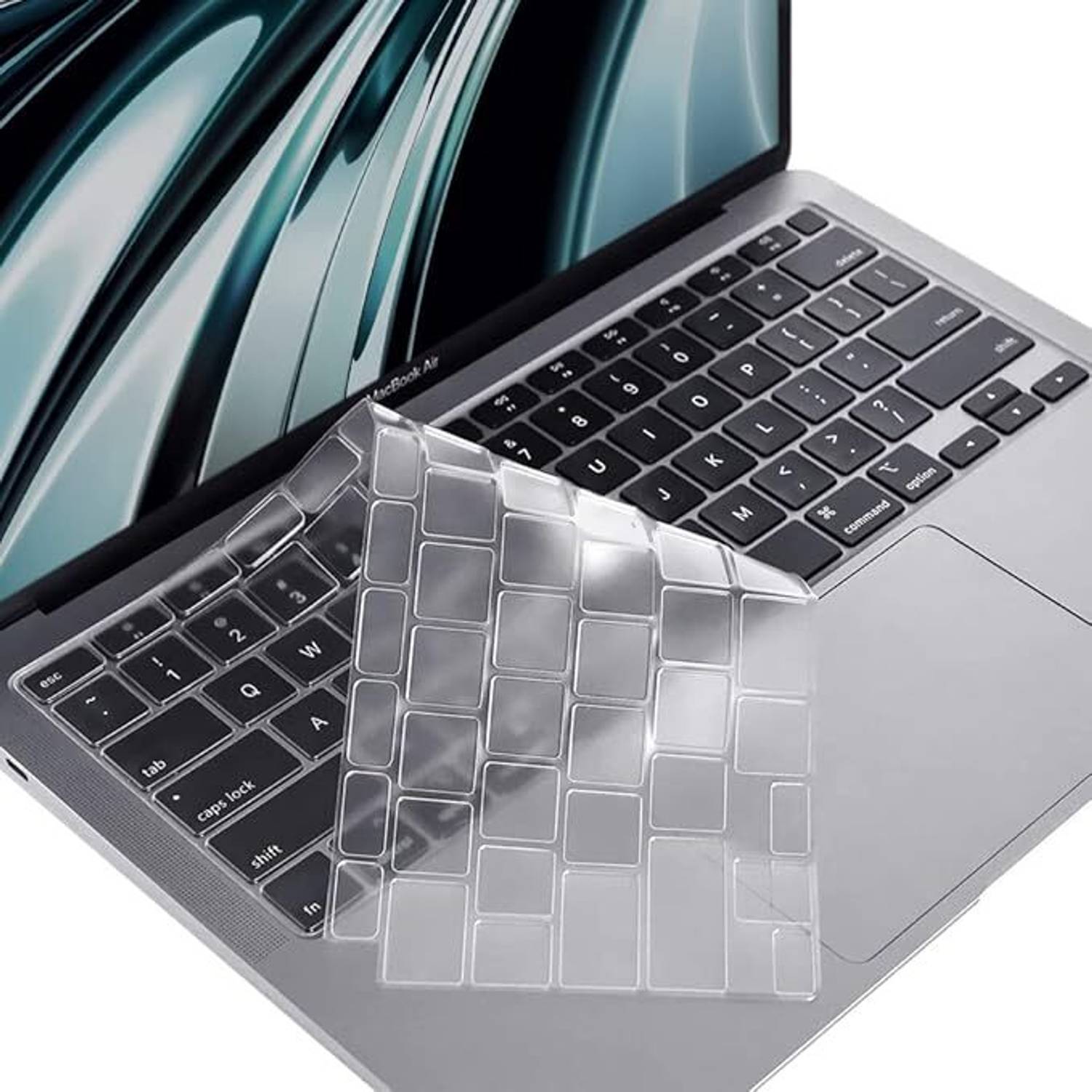 Aliens Ultra-Thin Waterproof & DustProof Keyboard Protector Skin TPU for MacBook Air M1 13-inch 2020 Release | Compatible with Model A2179, A2337 Keyboard Skin
