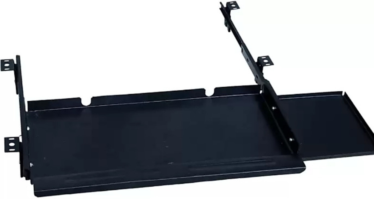 Image of RAJ RAJESHWARI Heavy Keyboard Tray Drawer Tray with Mouse Tray and Telescopic Channel Mouse Pad Keyboard Tray