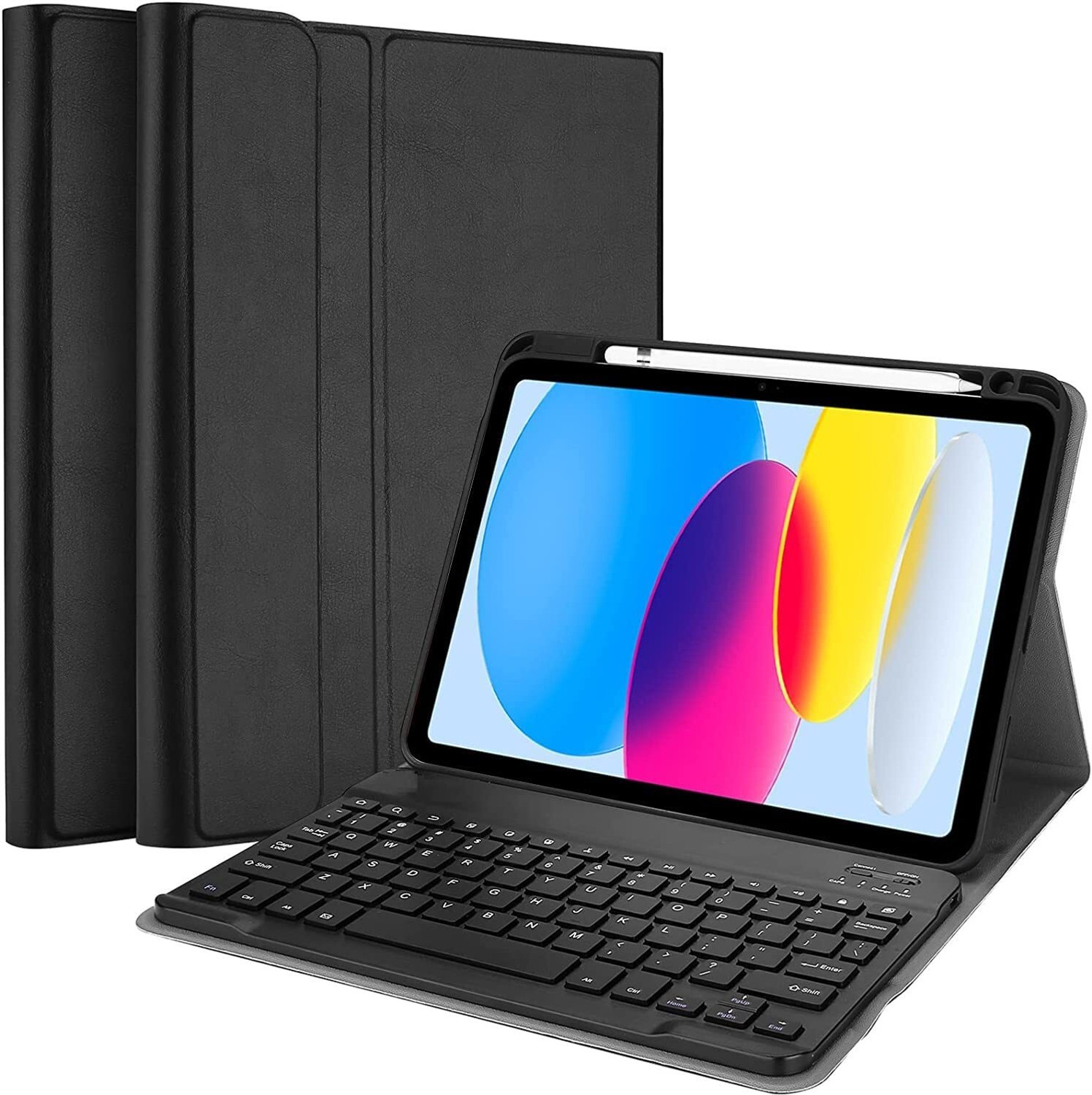 Image of Typecase Magnetic Detachable Keyboard Case for A16(11th Gen,2025) & 10th Gen Bluetooth Standard Tablet Keyboard Compatible with iPad, Tablet