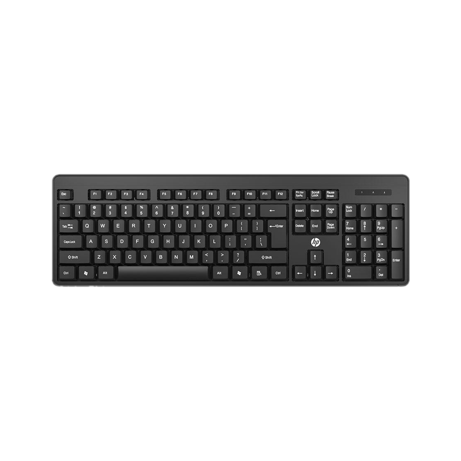 HP K160 Wireless Standard Desktop Keyboard Compatible with Desktop, Laptop, Mac stand support
