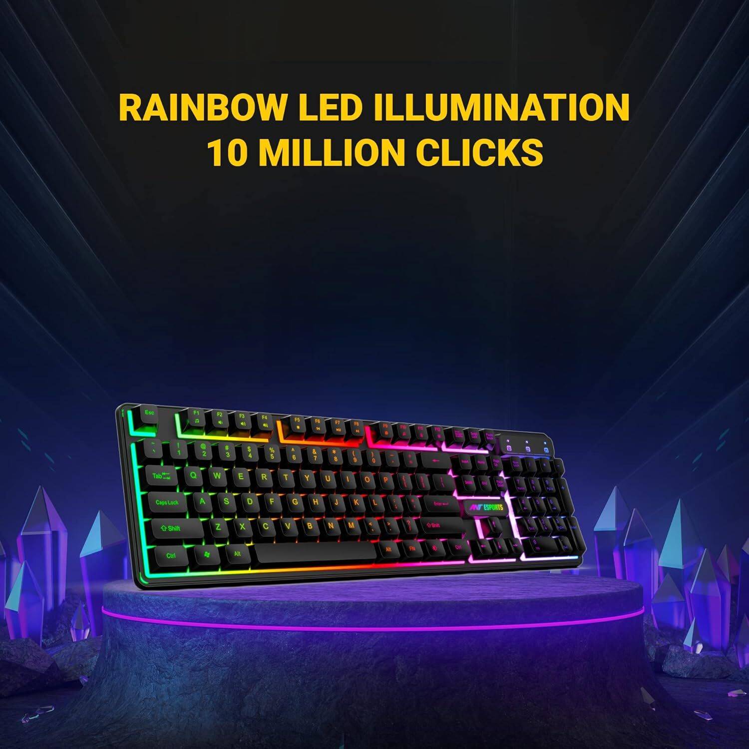 Ant Esports KM1600 Keyboard & 3200 DPI Mouse - Image 4