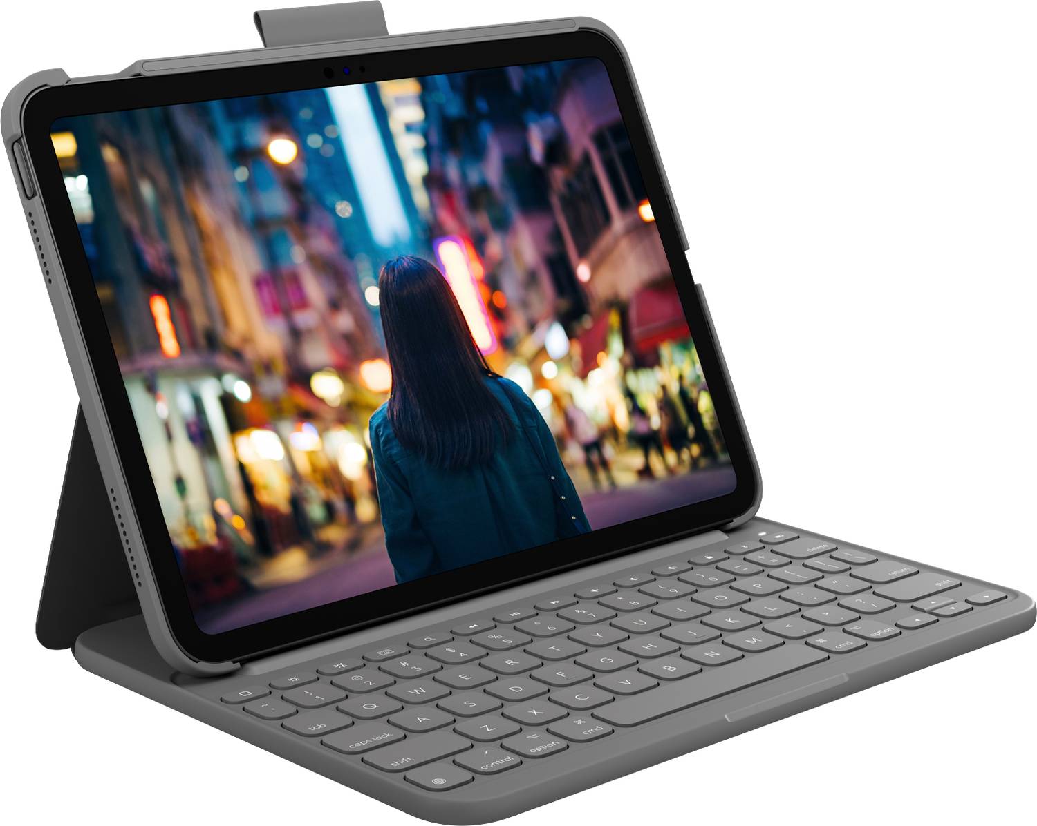 Logitech Slim Folio for iPad 10th Gen Bluetooth Handheld Tablet K
