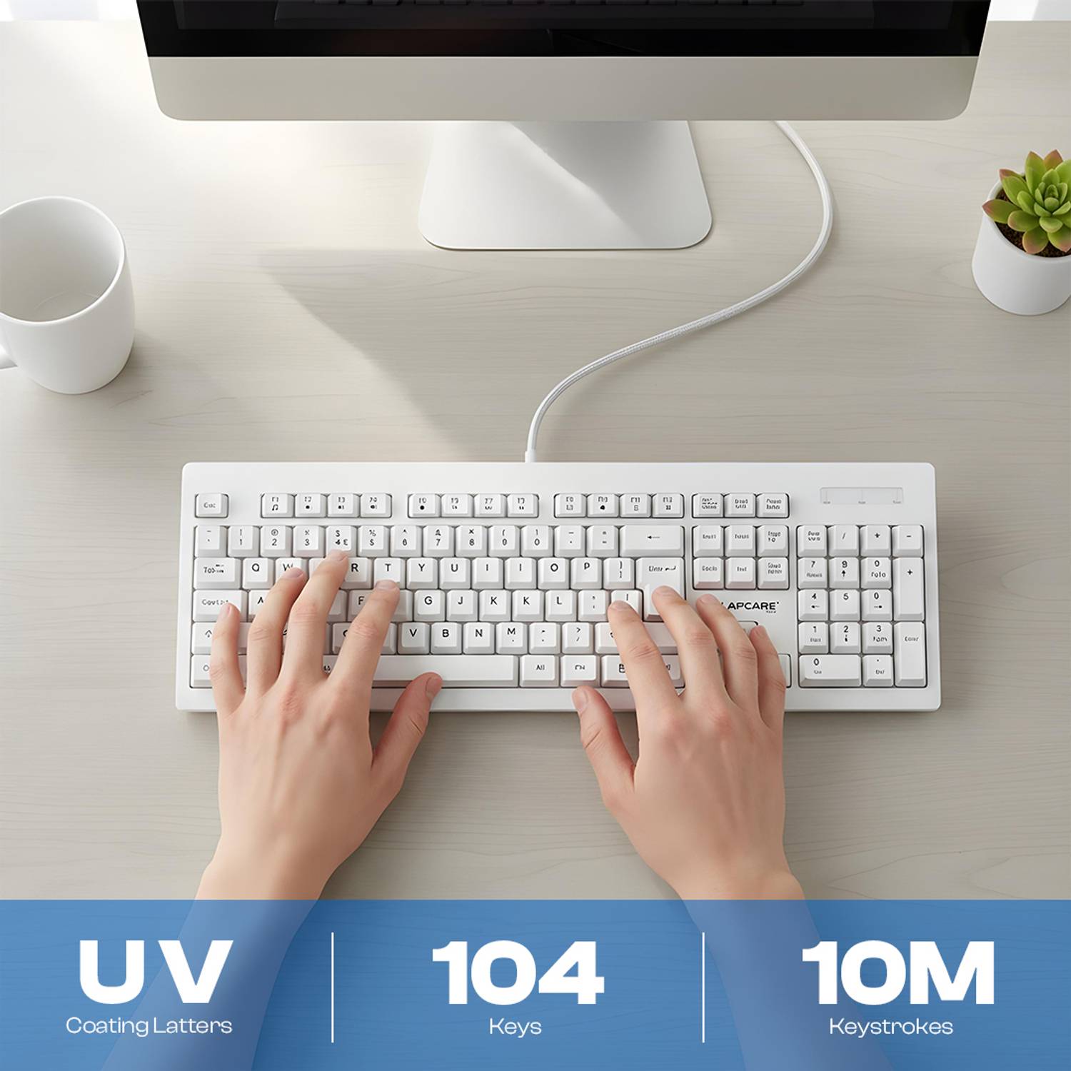 LAPCARE LOX-105 Wired USB Keyboard - Image 3