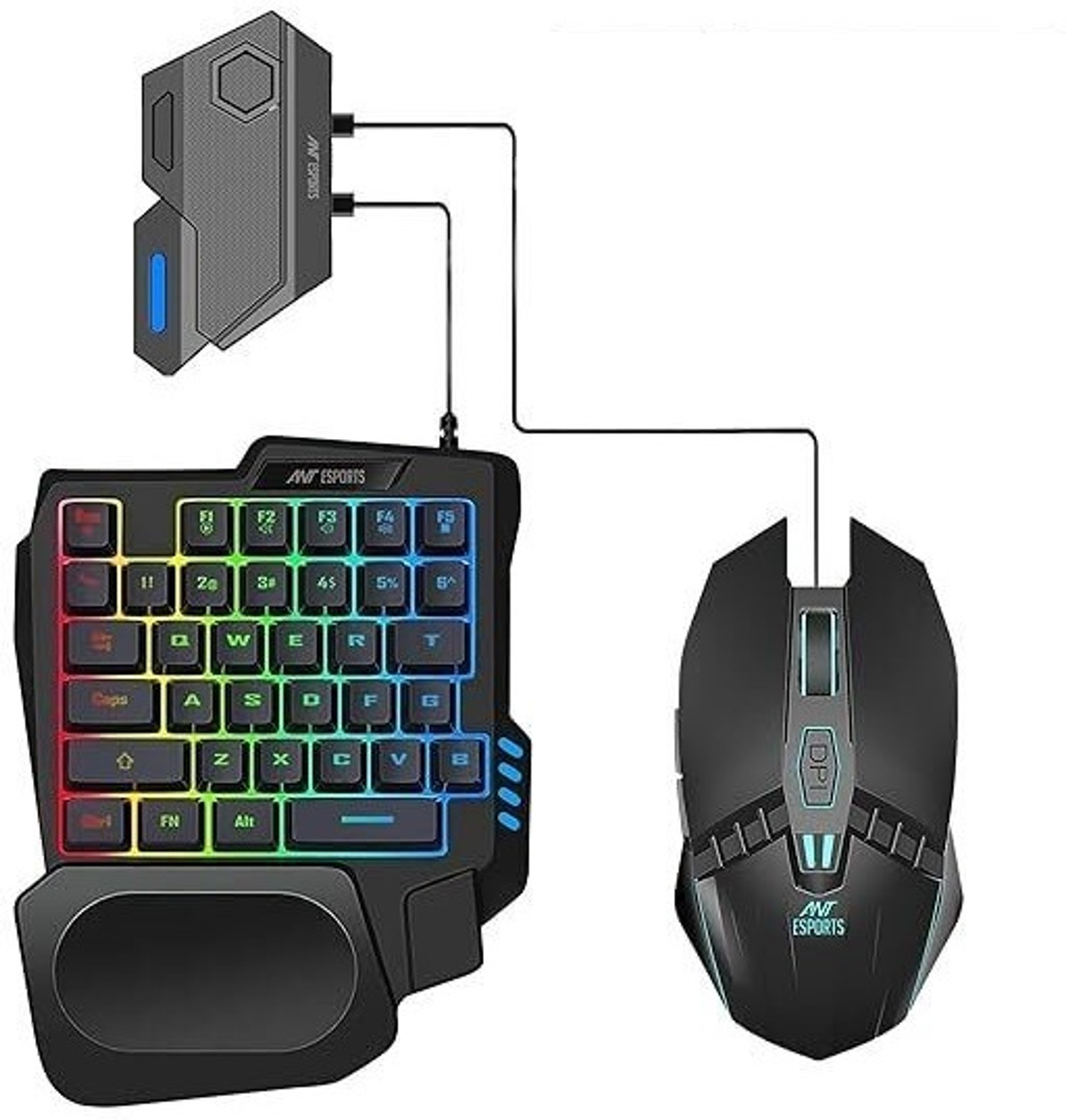 Image of Ant Esports MG401 Wired USB, Bluetooth Handheld Gaming Keyboard Compatible with Laptop