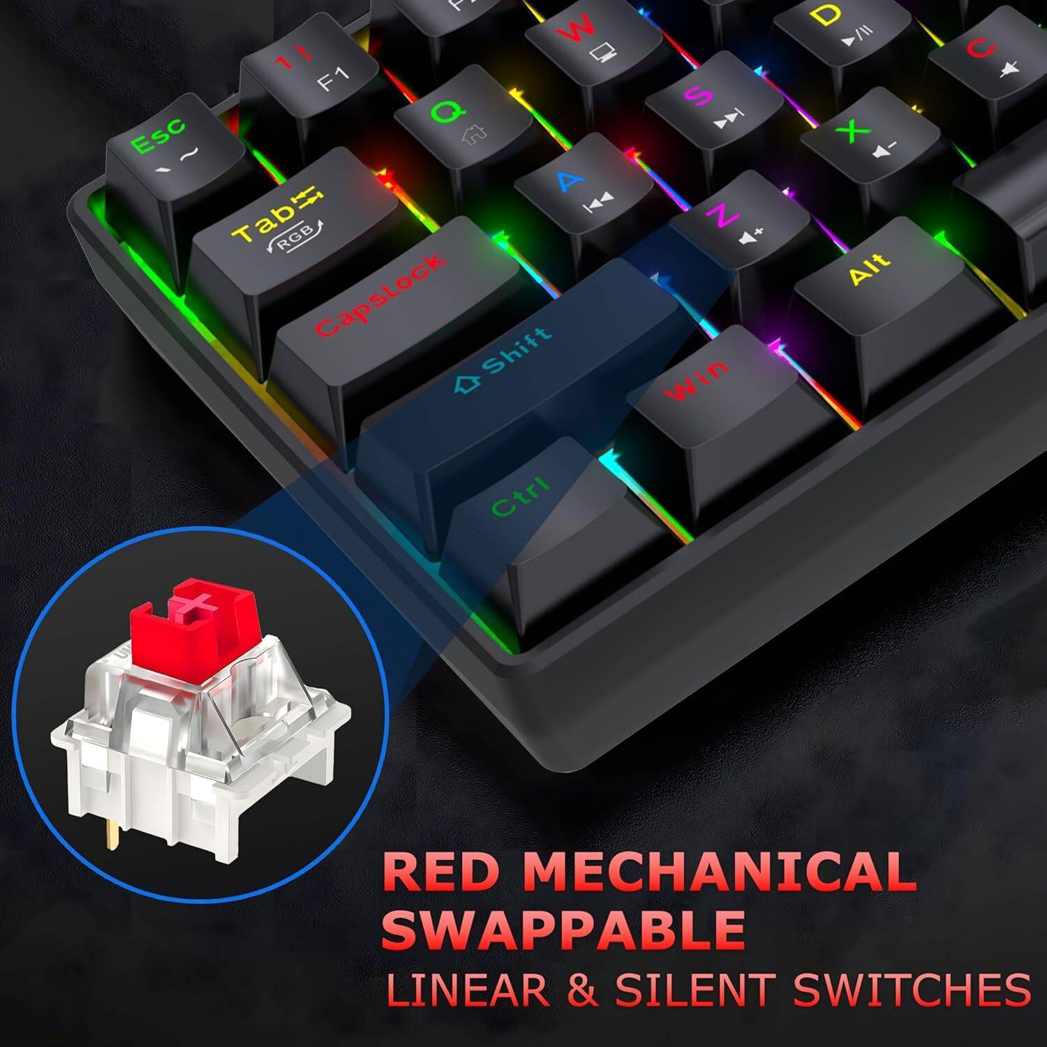 Ant Esports MK1300V2 Wired Gaming Keyboard - Image 2
