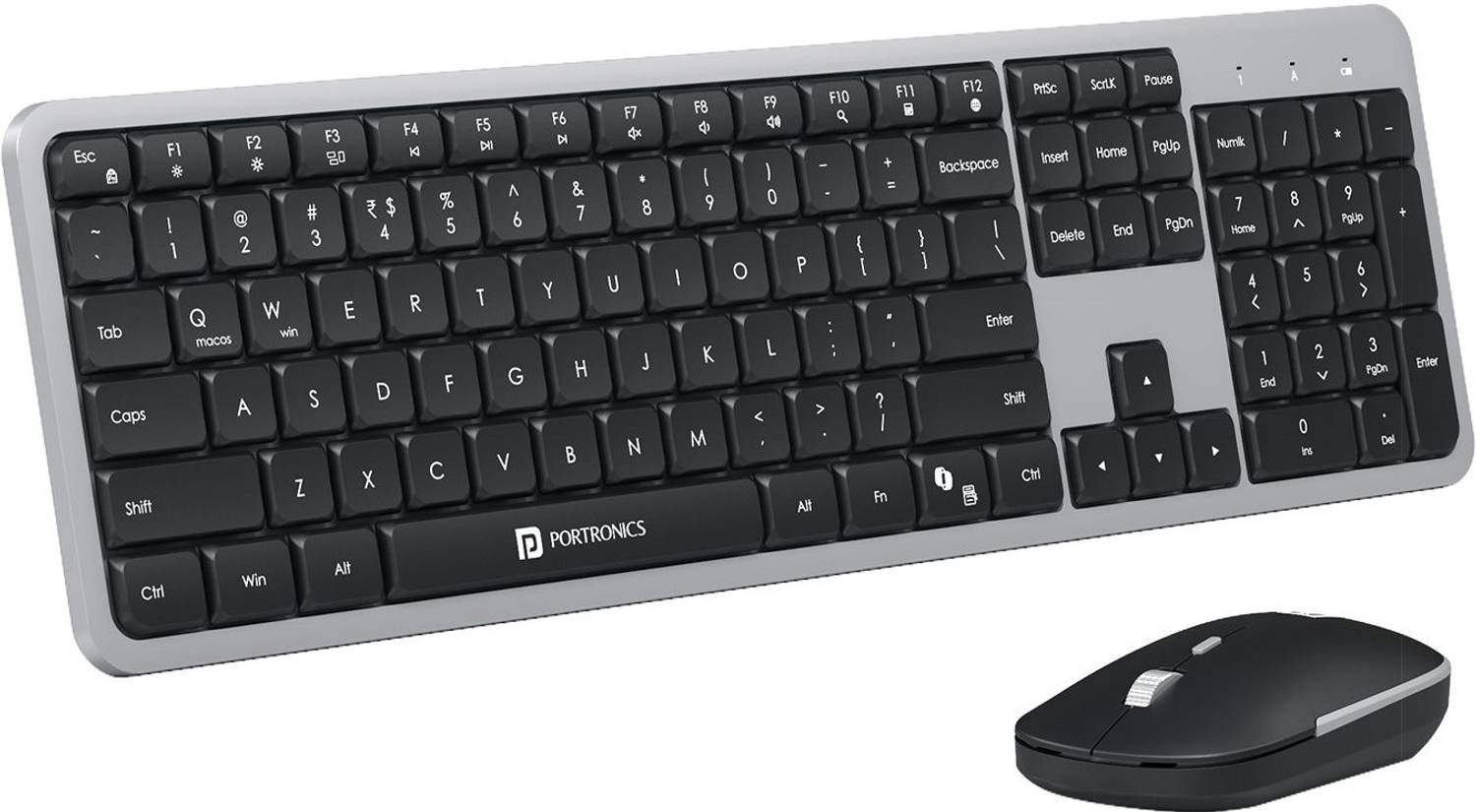 Portronics Key4 Wireless Keyboard Mouse Combo