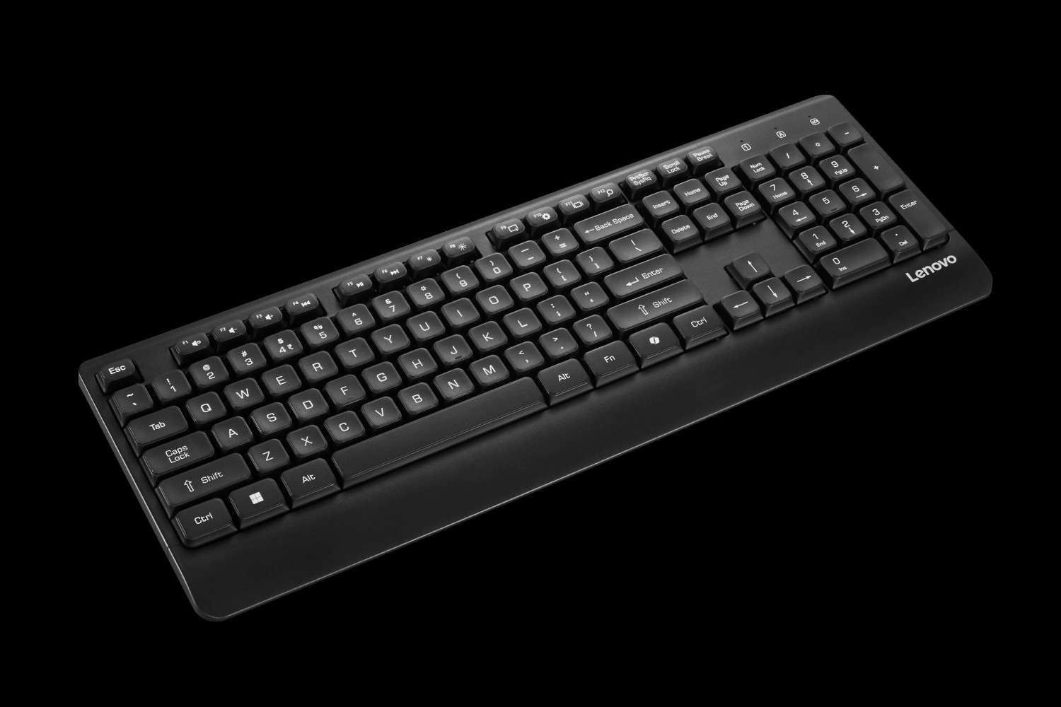 Image of Lenovo 210 USB-A Wireless Keyboard Wireless Standard Desktop Keyboard Compatible with Desktop