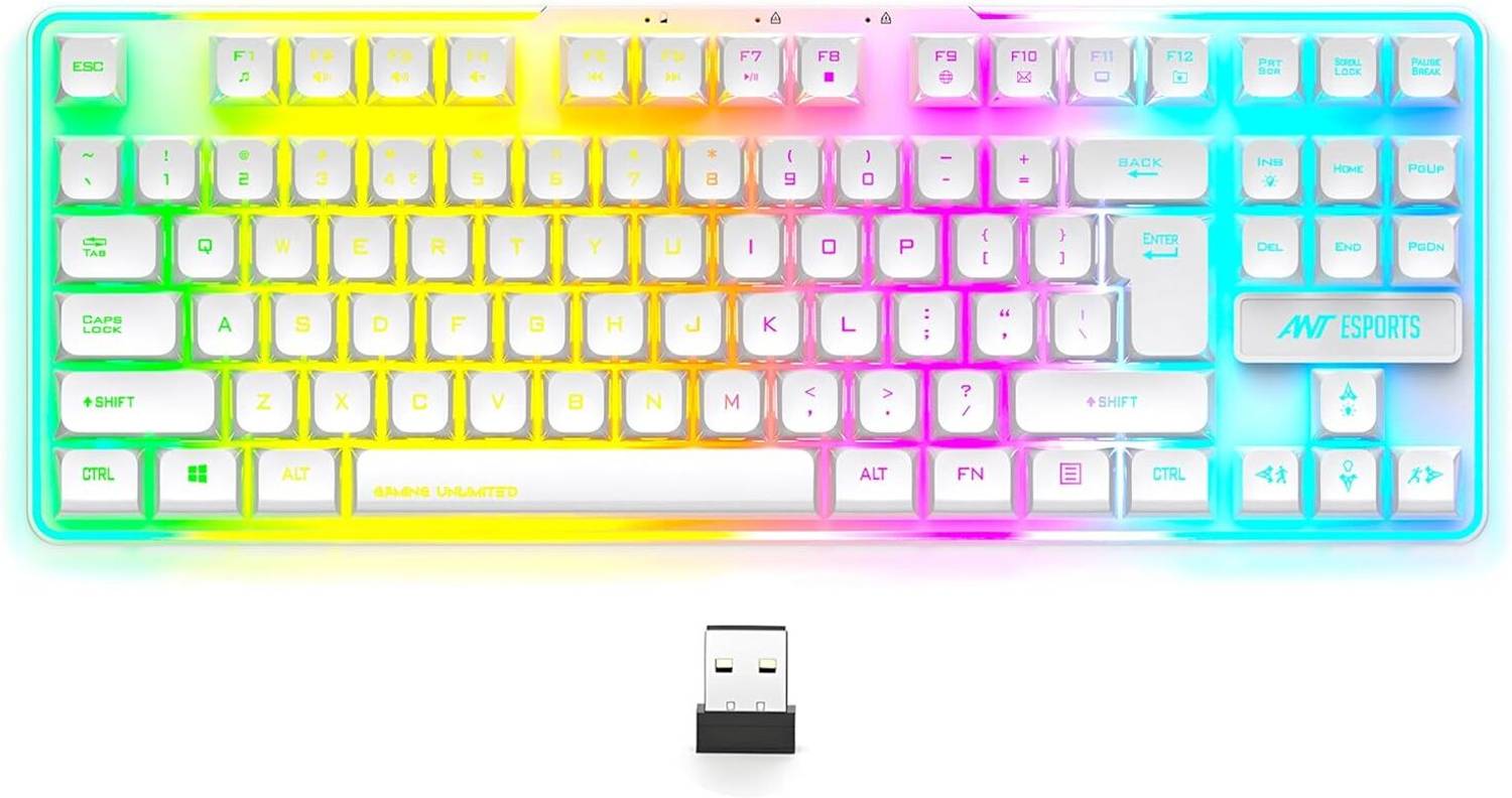Ant Esports MK720 Pro V2 Wireless Standard Gaming Keyboard Compat