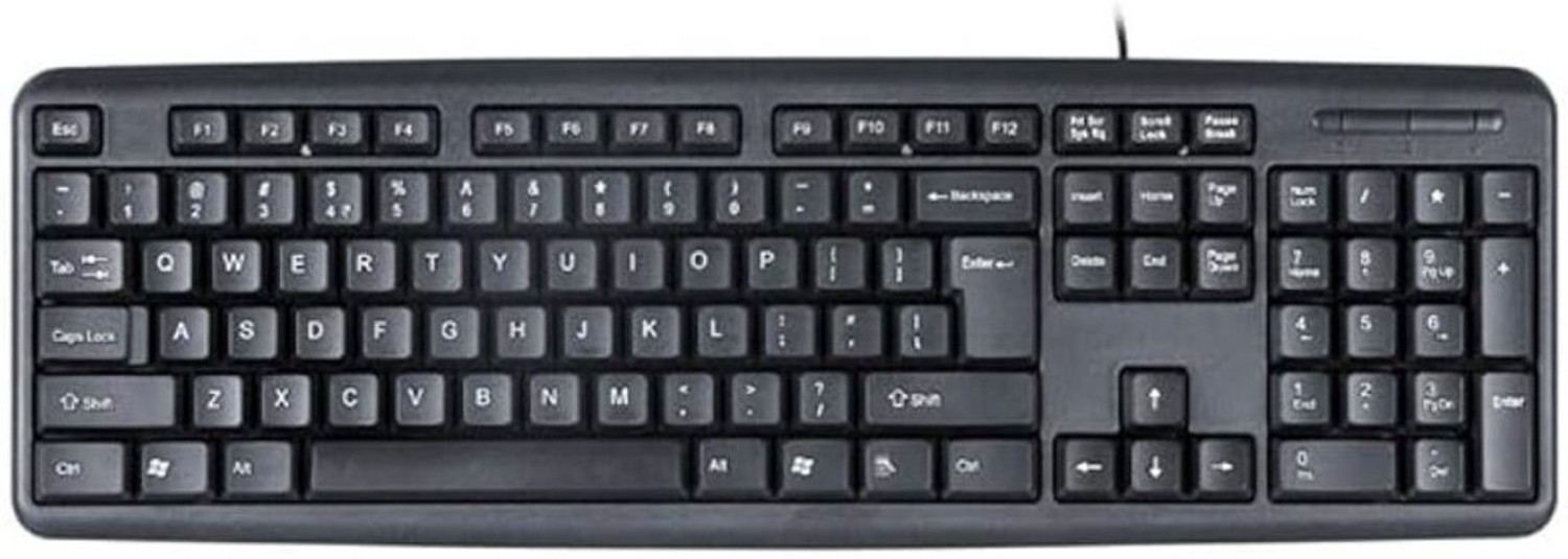Image of LAPCARE LKB-003 PS2 Standard Desktop Keyboard Compatible with Desktop, Laptop