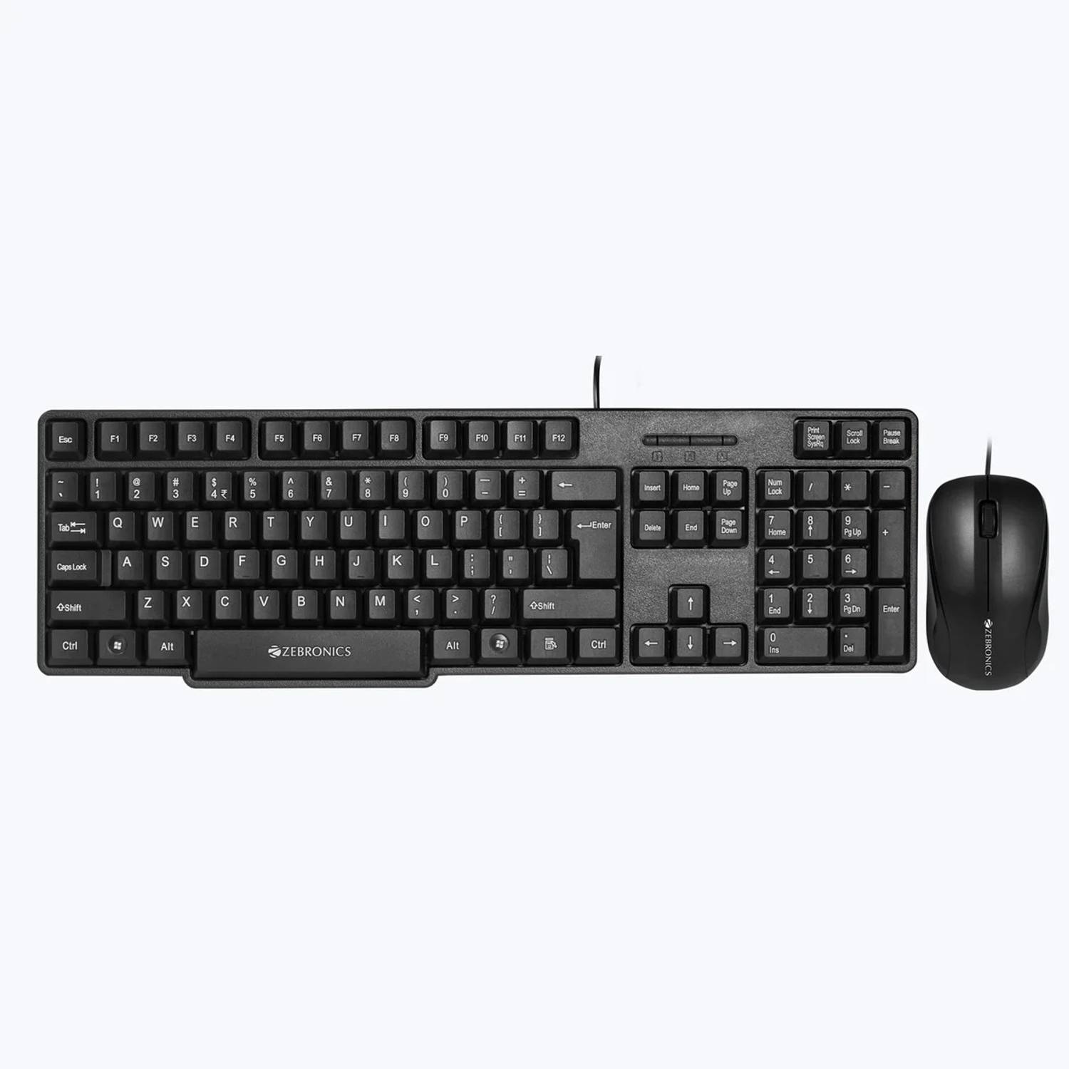 ZEBRONICS Zeb Judwaa 850 Keyboard And Mouse Wired USB Standard De