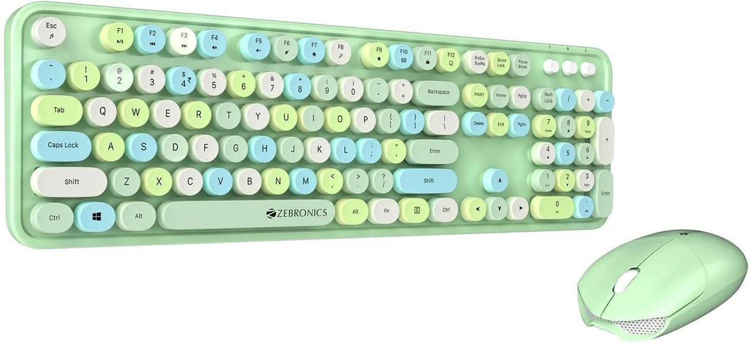 ZEBRONICS Zeb-Companion 300 Wireless Standard Desktop Keyboard Co