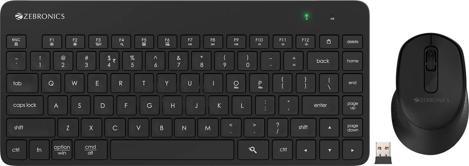 ZEBRONICS Companion 201 Wireless Standard Desktop Keyboard Compat