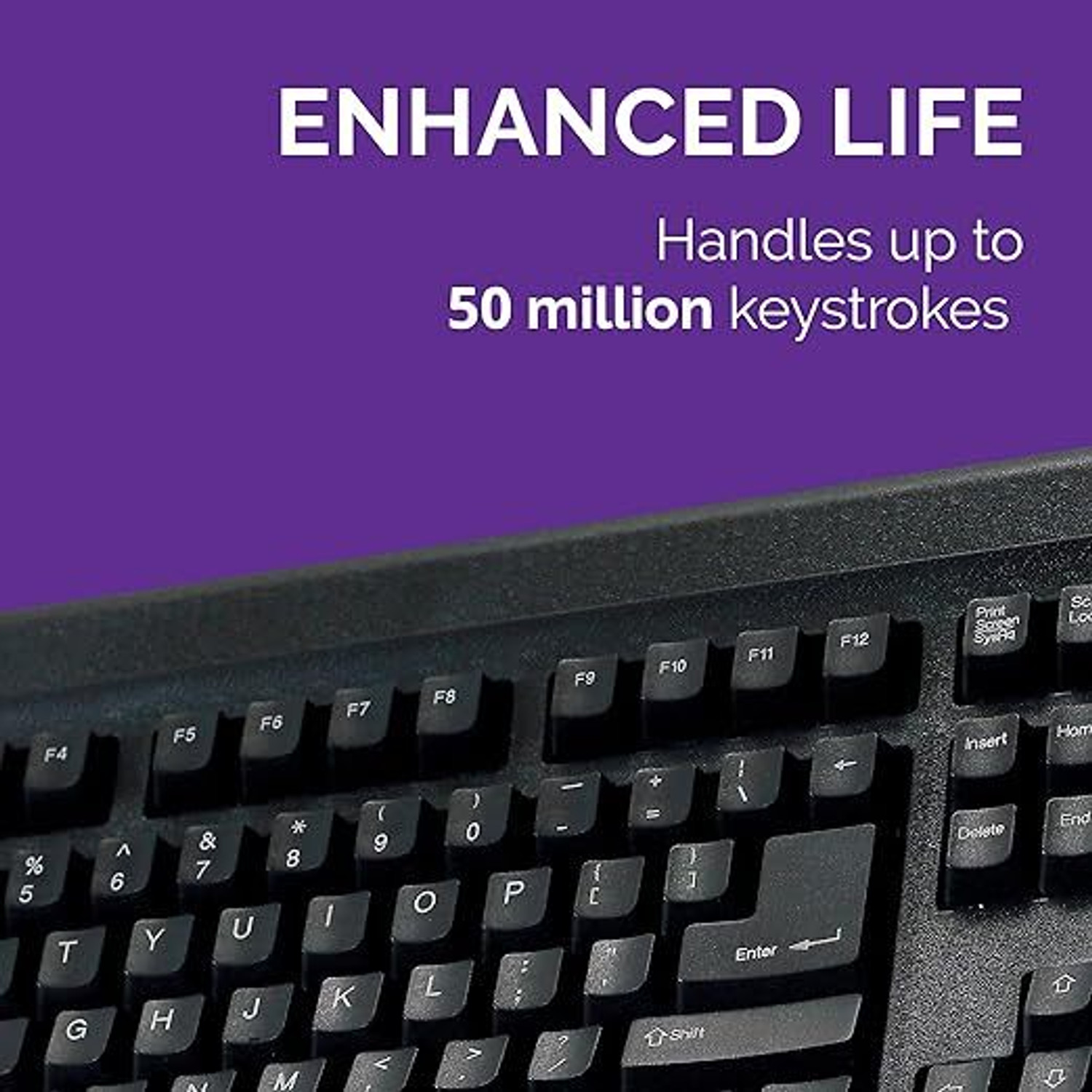 Image of ROSSPIRE TVS Gold Mechanical Wired Keyboard with 104 key layout || Without Orignal Box || Wired USB Standard Laptop Keyboard Compatible with Desktop, Laptop, Mac