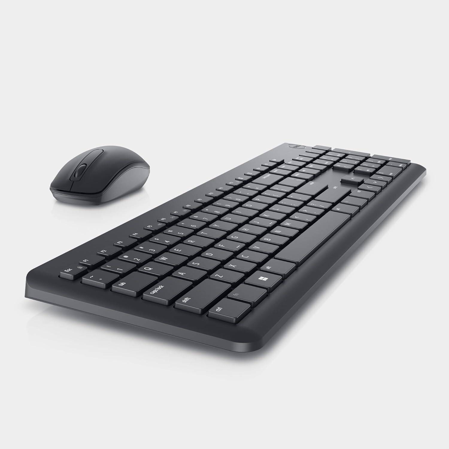 DELL Wireless Keyboard and Mouse KM3322W - Keyboard and mouse set - wireless - 2.4 GH PS2 Standard Desktop Keyboard Compatible with Desktop, Laptop Rs. 2099 - Flipkart