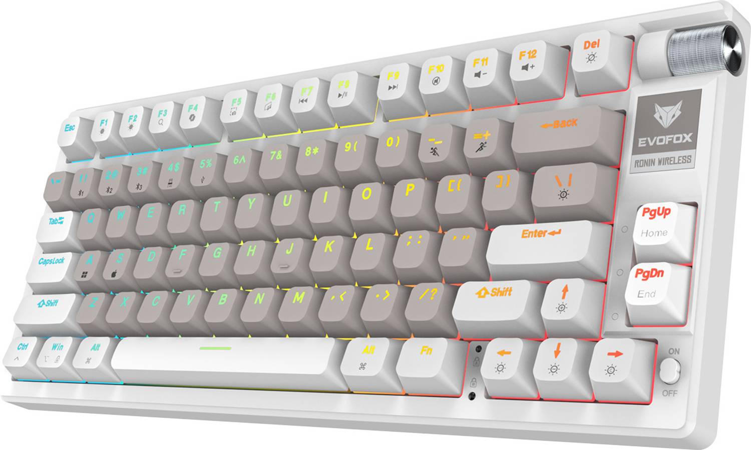 EVOFOX Ronin TKL RGB Mechanical Wireless Keyboard