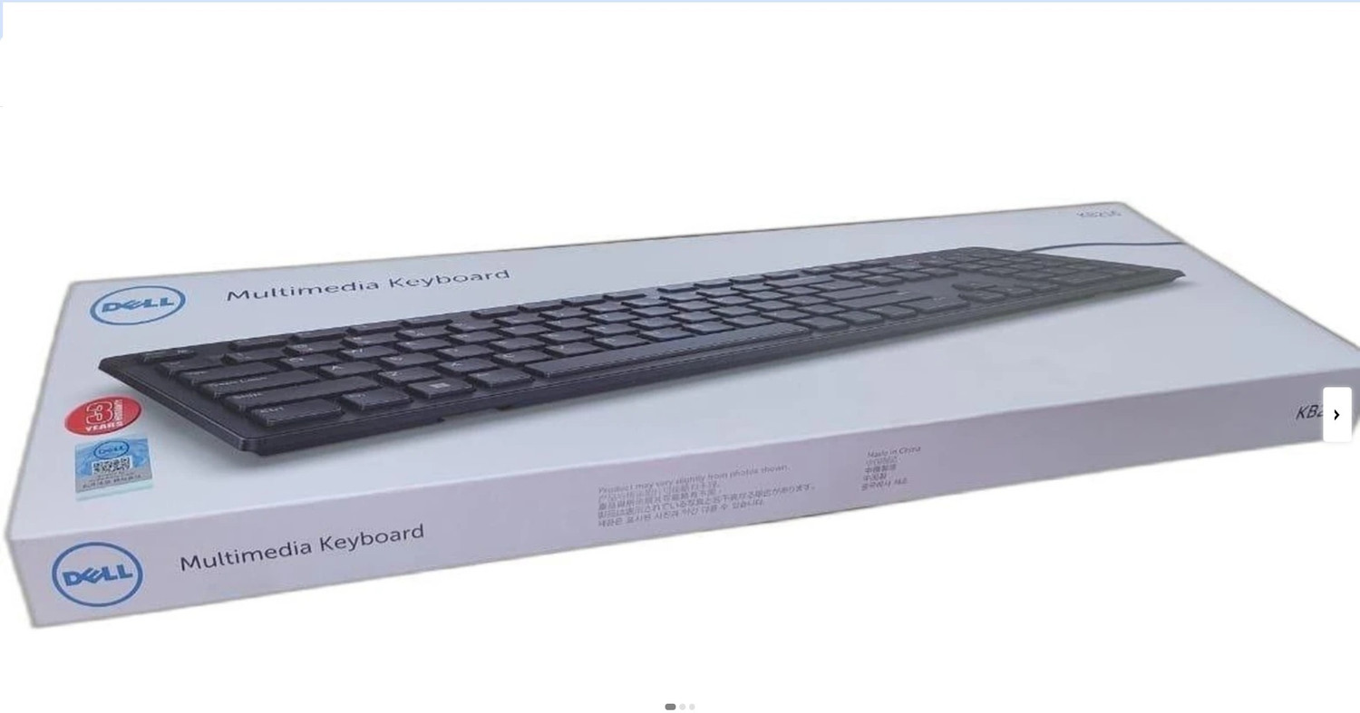 Image of DELL KB216 PS2 Standard Desktop Keyboard Compatible with Desktop, Laptop