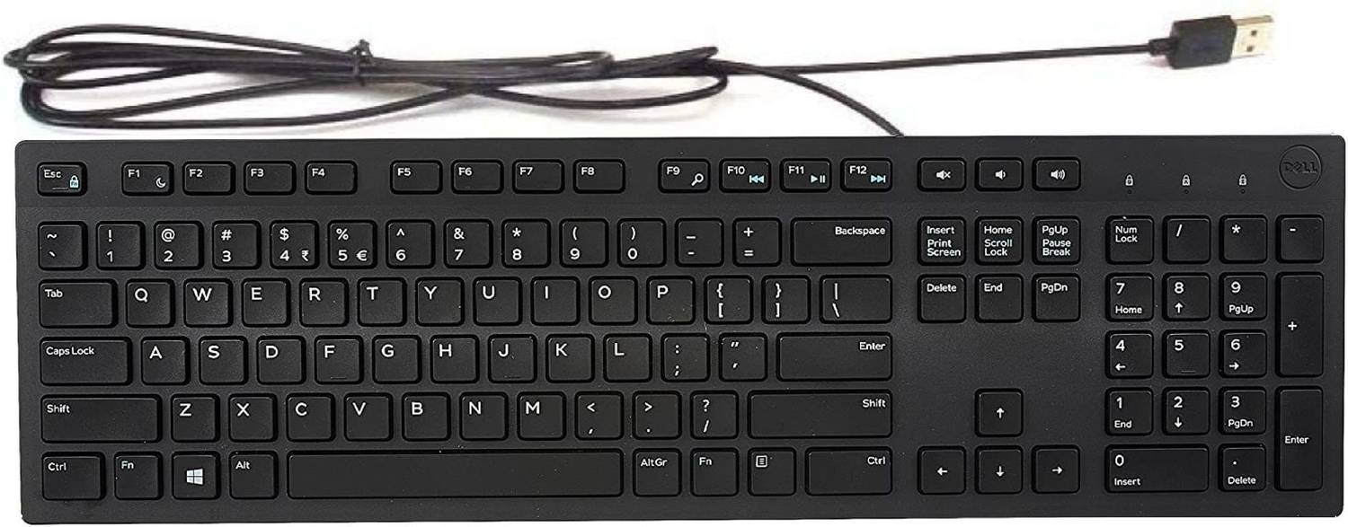 DELL KB216 Multimedia Keyboard with USB Interface, Plunger Keys T