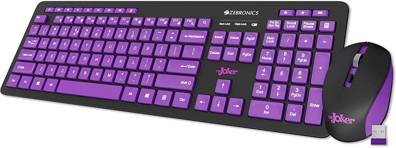 JOKERD 零 ZEBRONICS Zeb DC JOKER edition COMPANION 500 Wireless combo with