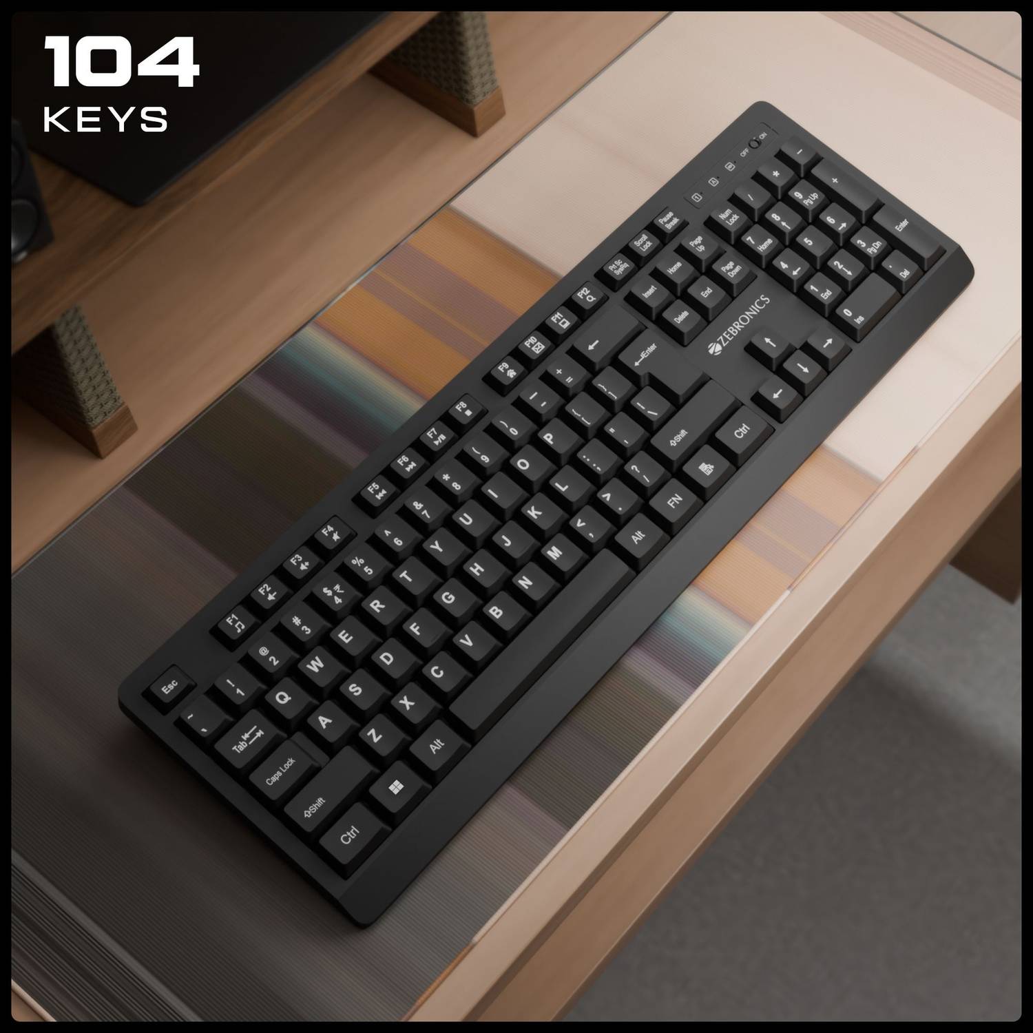 ZEBRONICS Zeb-Companion 116-K Wireless Keyboard - Image 3