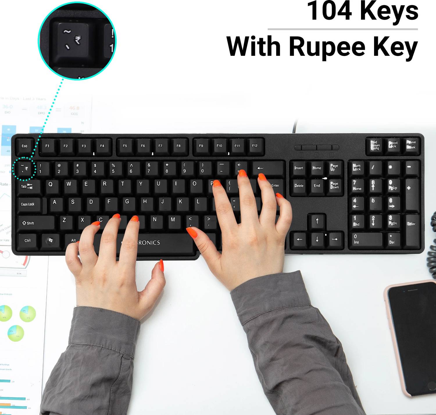 ZEBRONICS Zeb-Judwaa 750 Combo Keyboard & Mouse - Image 4