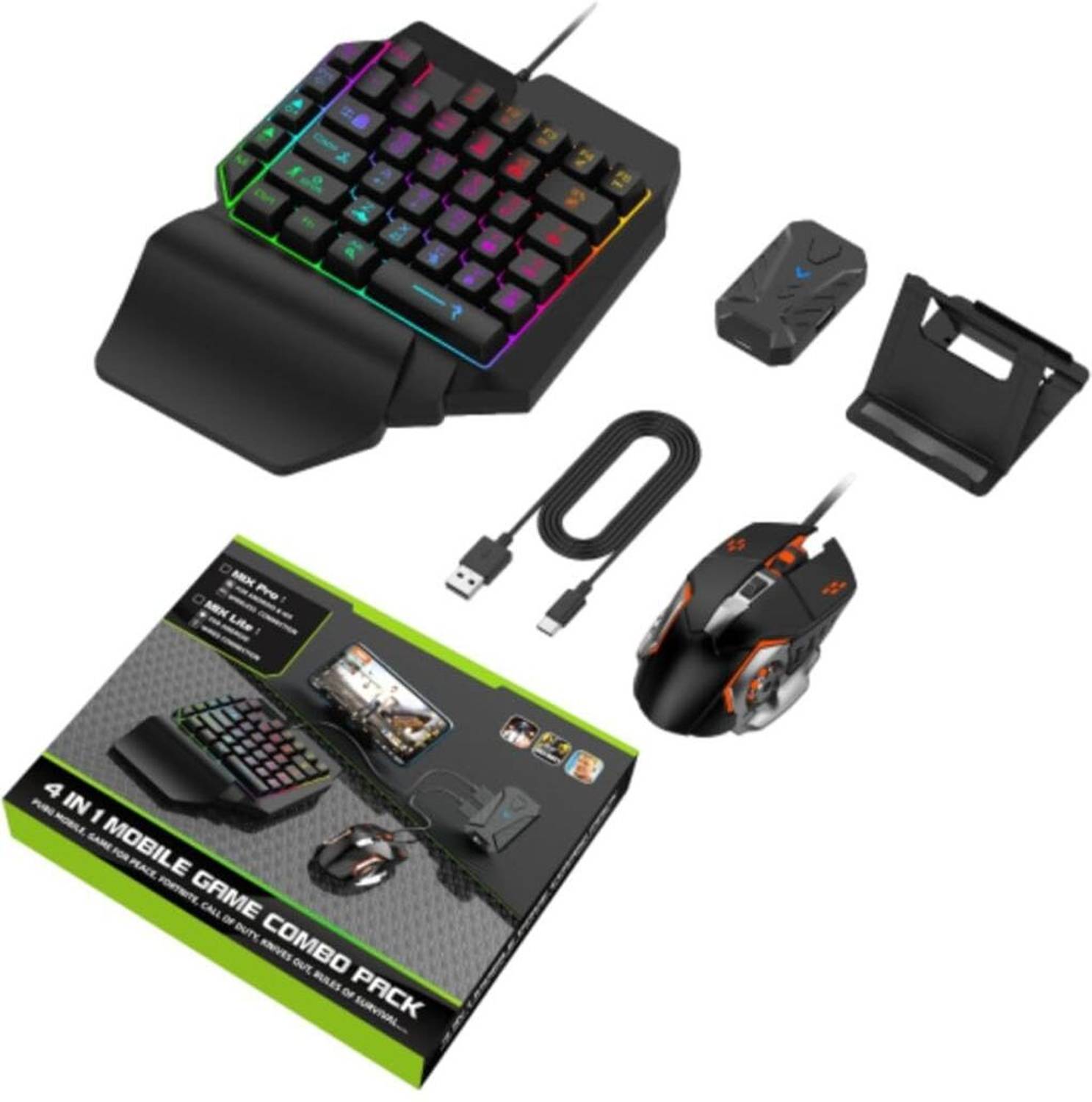 BCG Bluetooth Gaming Keyboard Mouse Combo - Image 2