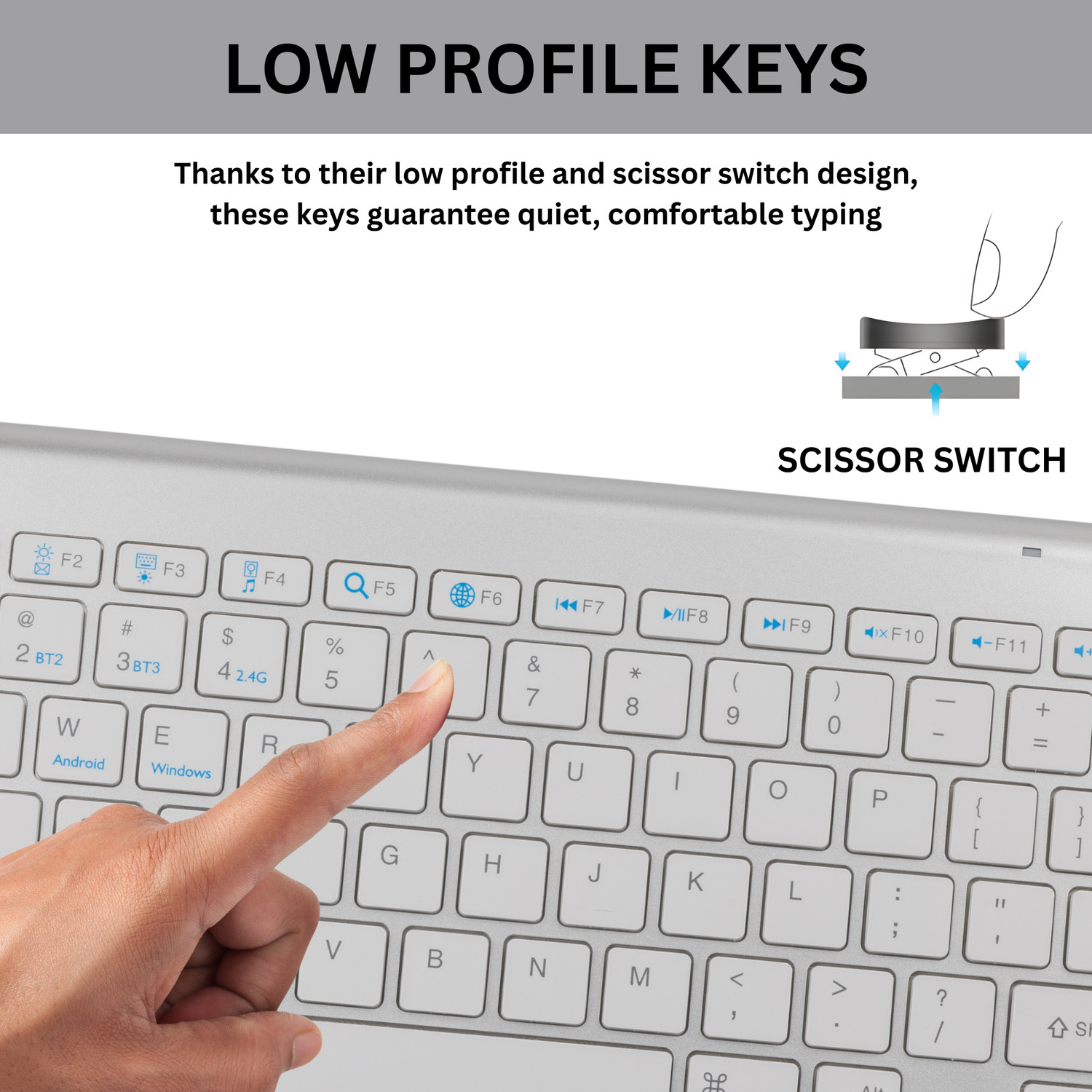 Image of TRIVYOM Wireless keyboard and mouse,USB Slim Wireless Keyboard Mouse with Numeric Keypad Wireless Standard Desktop Keyboard Compatible with Desktop, Laptop, Mac, Tablet