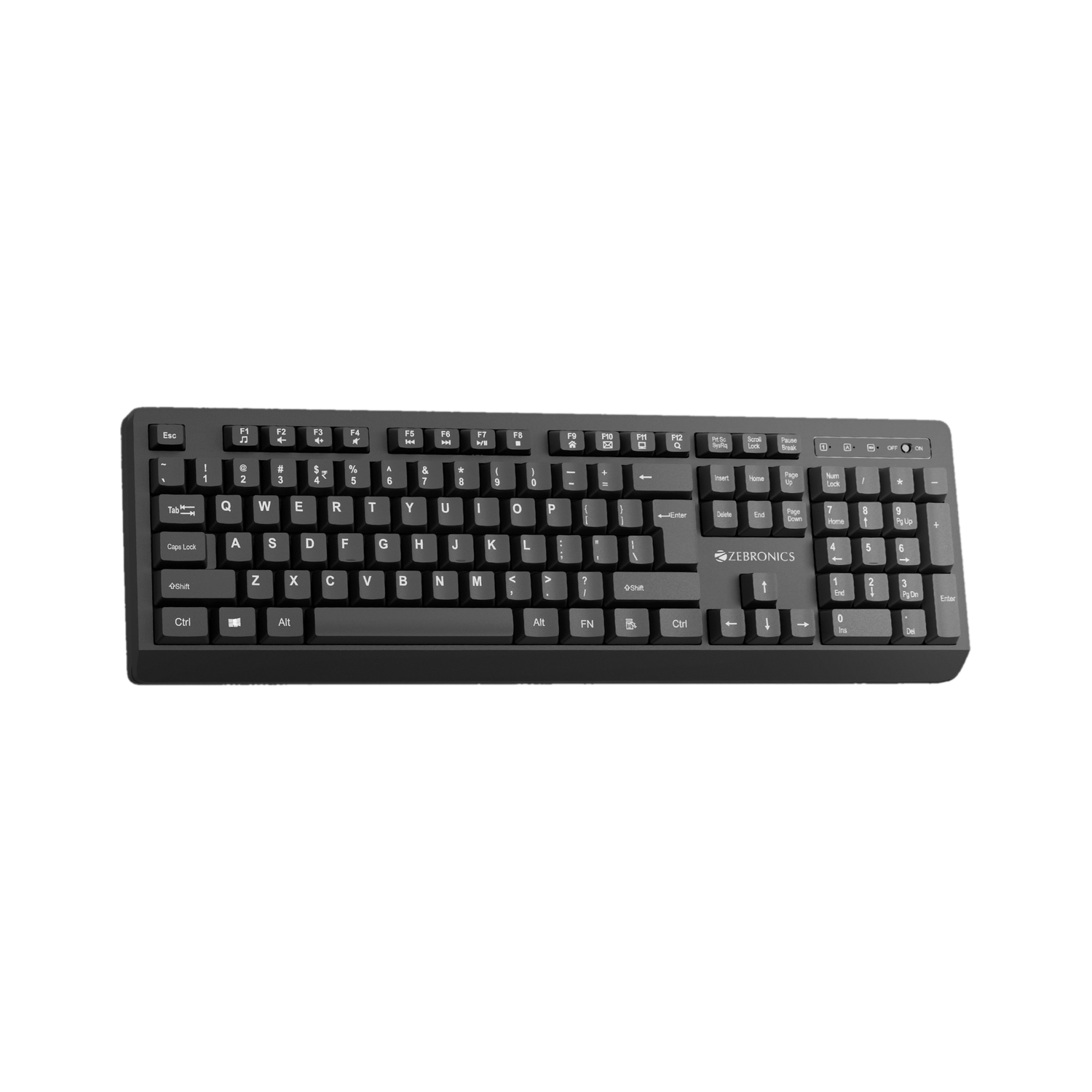 ZEBRONICS Zeb-Companion 116-K Wireless Keyboard - Image 1