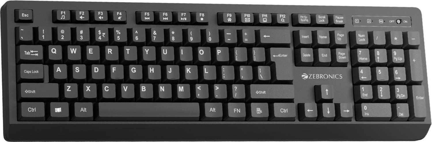 ZEBRONICS Zeb-Companion 116-K Wireless Standard Desktop Keyboard