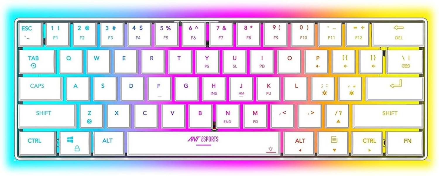 Ant Esports MK 1500 Mini / 60% Pro RGB, Type-C Charging, 1000 mAh