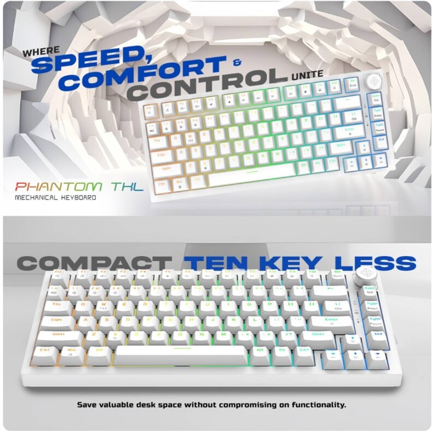 Cosmic Byte CB-GK-42 Phantom Wired Gaming Keyboard - Image 2