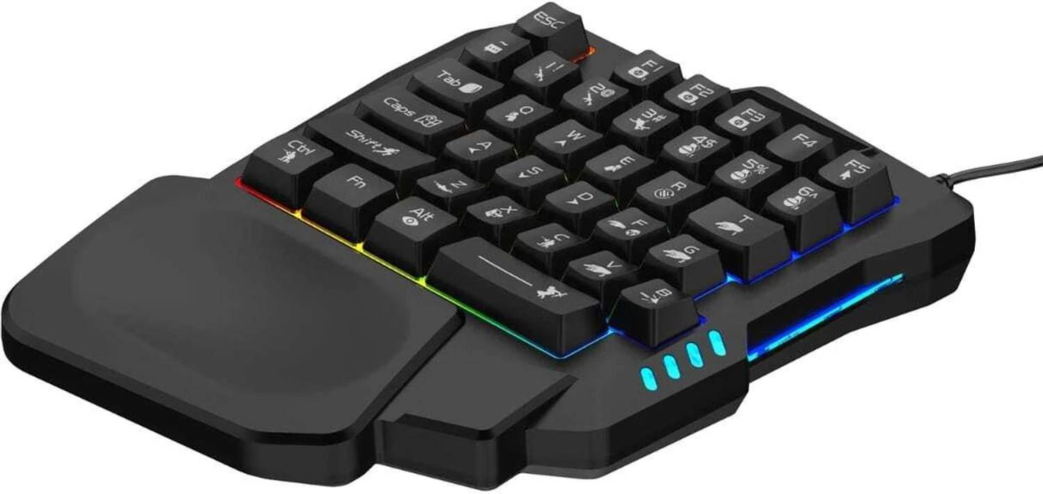 MILLENNIUM One Handed 35Keys RGB Gaming Keyboard - Image 3
