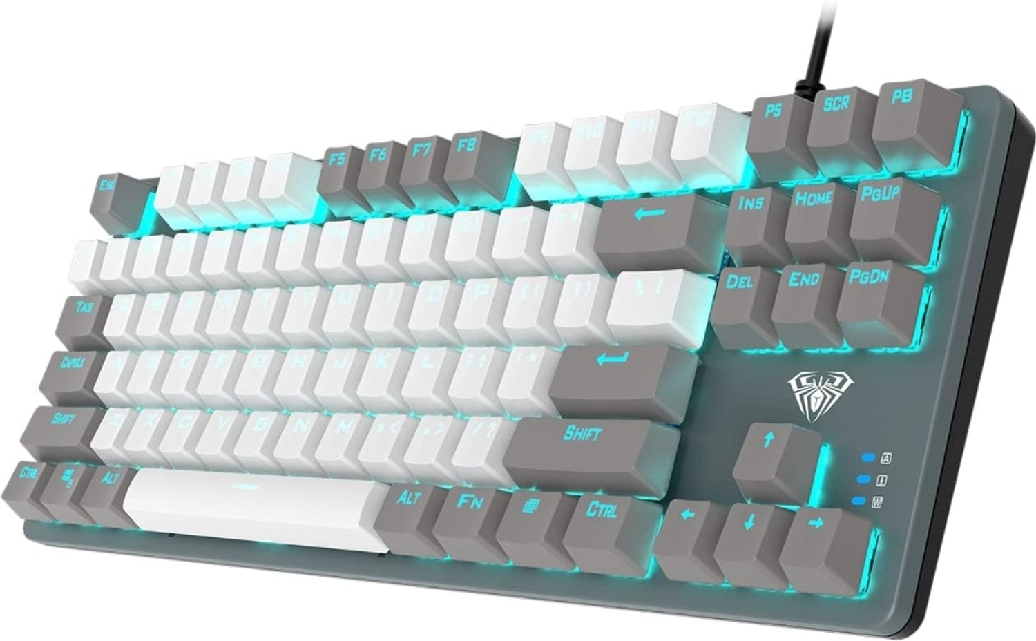 Image of Aula F3287 Wired USB Handheld Gaming Keyboard Compatible with Desktop, iPad, Laptop, Mac, Tablet