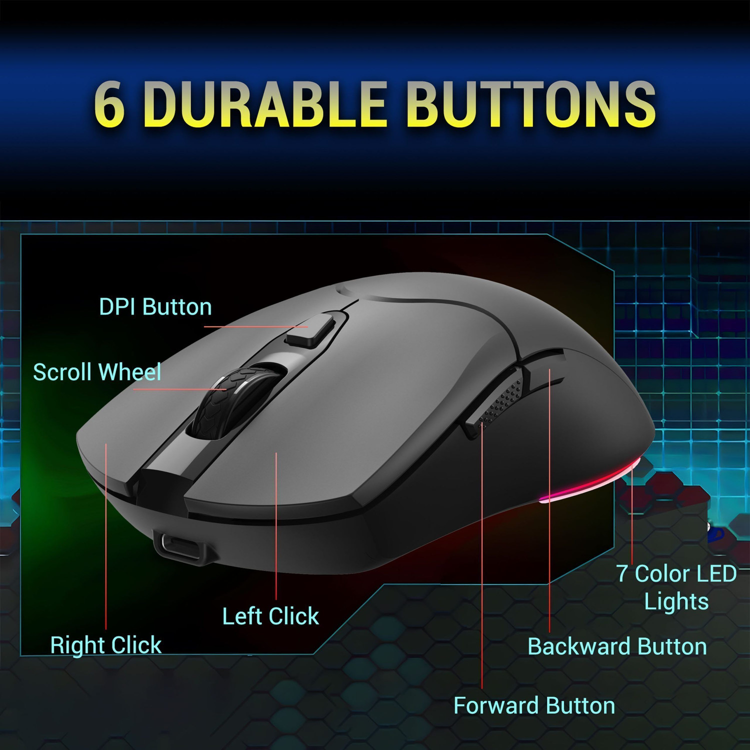 Image of Ant Esports KM550PRO Wireless Standard Gaming Keyboard Compatible with Desktop, Laptop, Tablet