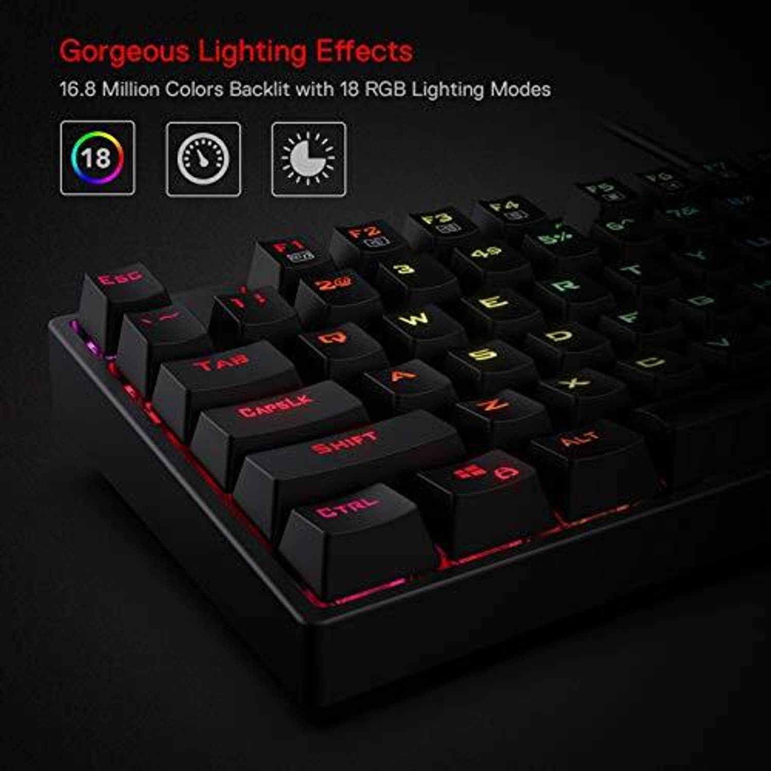 Redragon K582 RGB Bluetooth Gaming Keyboard - Image 5