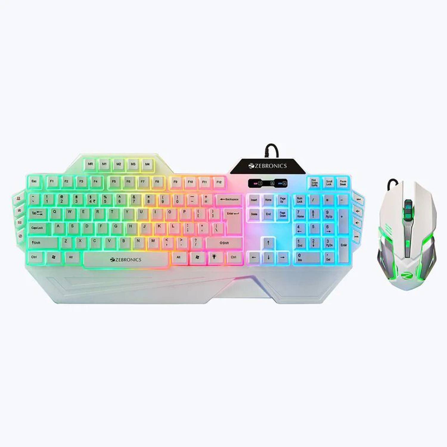 ZEBRONICS Optimus Gaming Keyboard Mouse Combo Wired USB Standard