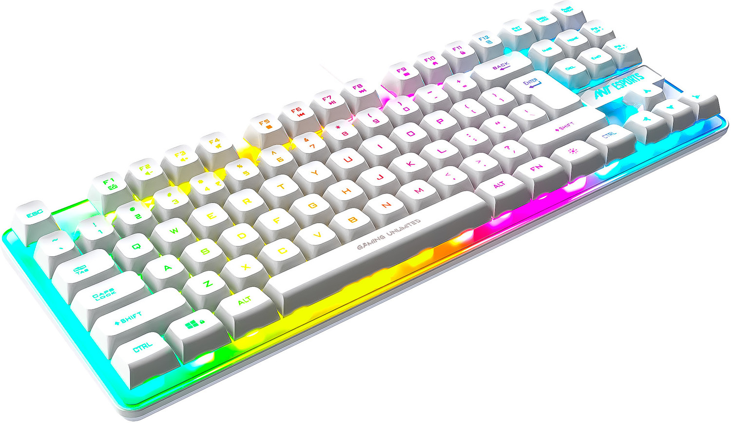 Image of Ant Esports MK700 V2 Wired USB Standard Gaming Keyboard Compatible with Desktop, Laptop, Mac