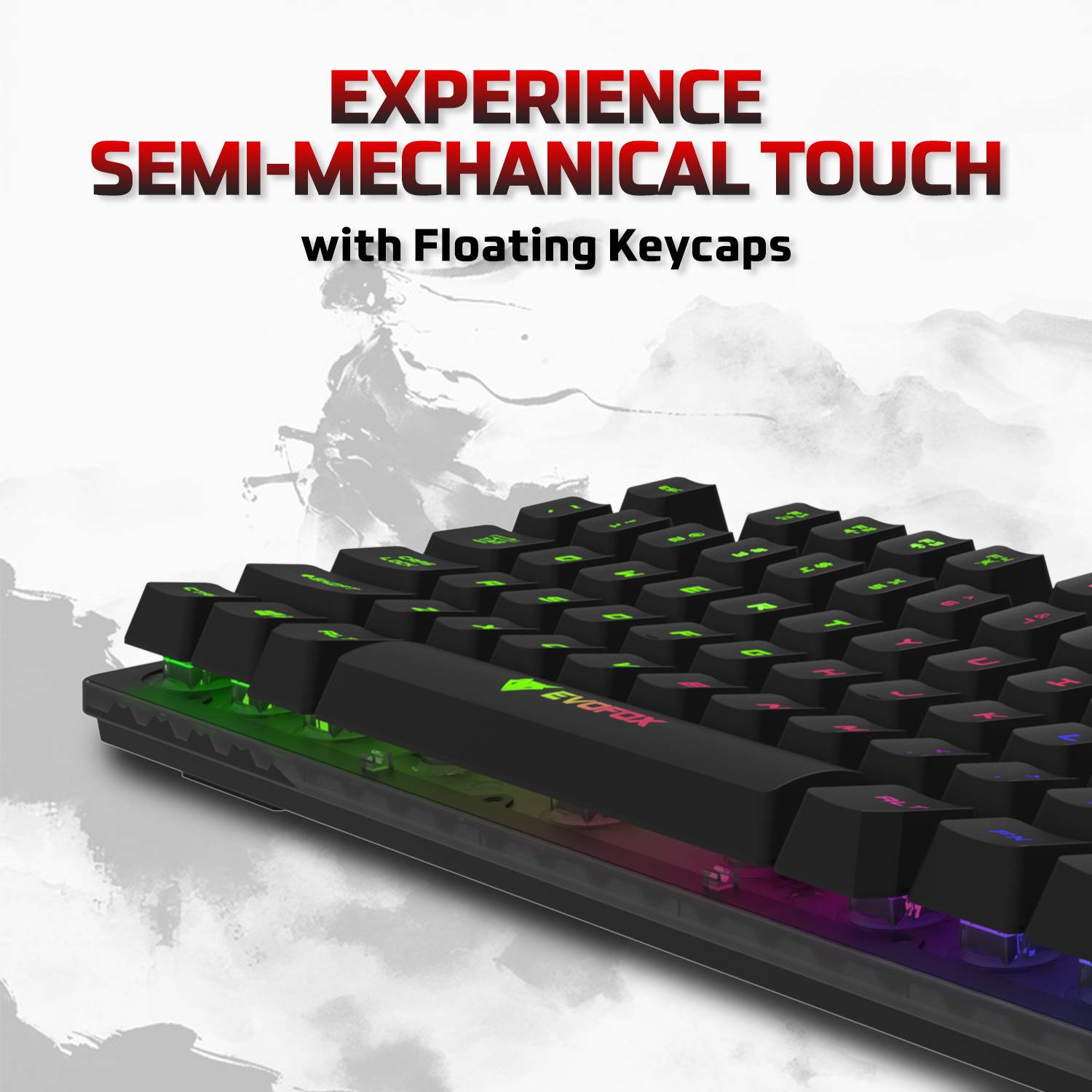 EVOFOX Fireblade LED Backlit Gaming Keyboard - Image 2