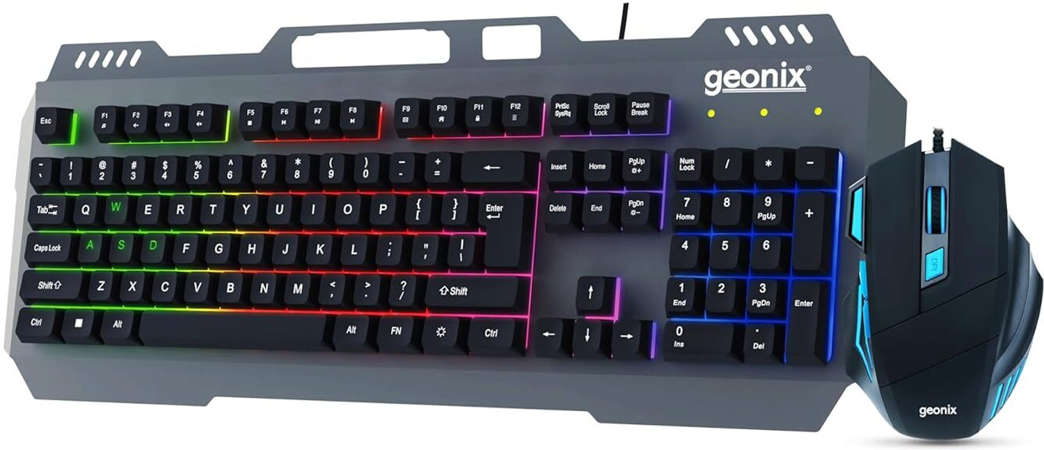 Image of GEONIX Cruiser CX1 Wired USB Standard Gaming Keyboard Compatible with Desktop