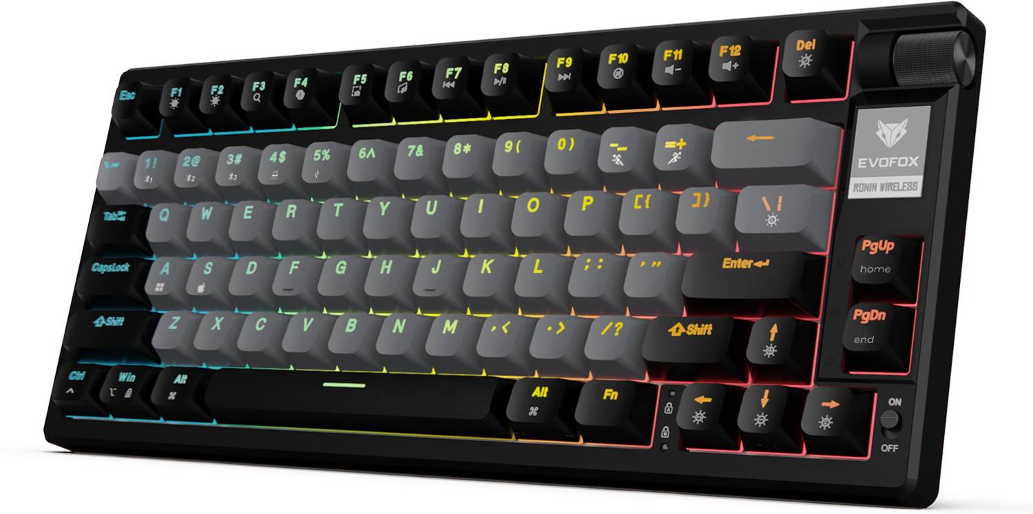 EVOFOX Ronin TKL RGB Mechanical Wireless Keyboard - Image 1