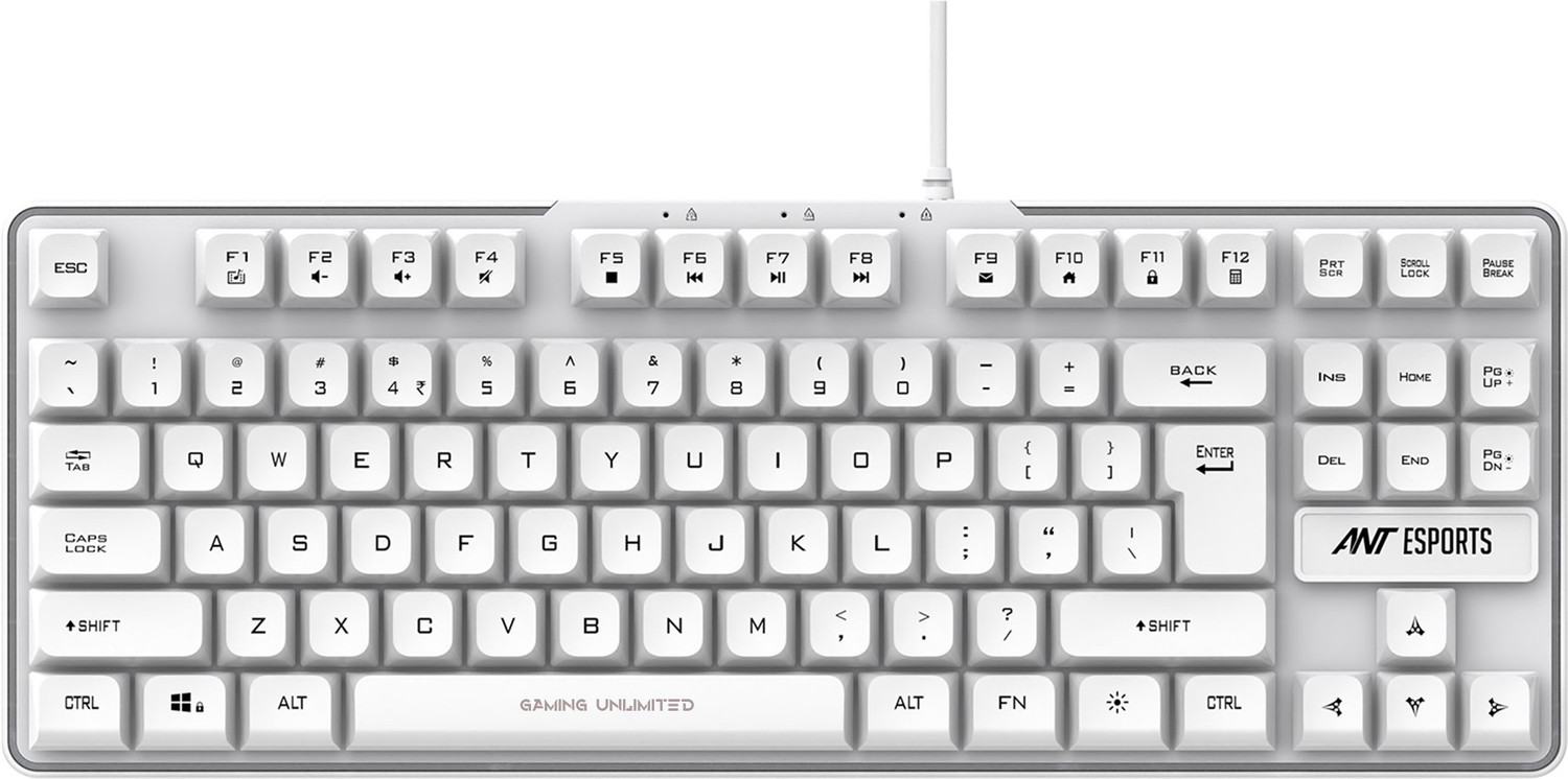 Image of Ant Esports MK700 V2 Wired USB Standard Gaming Keyboard Compatible with Desktop, Laptop, Mac