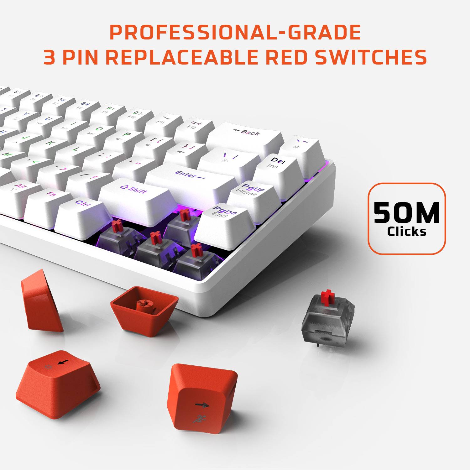 EVOFOX Katana S Mini Mechanical Gaming Keyboard - Image 3