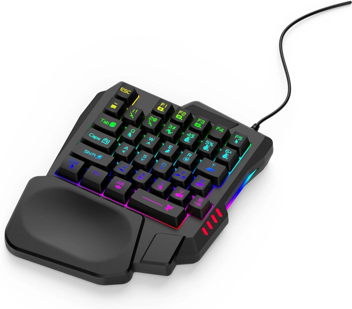 MILLENNIUM One Handed 35Keys RGB Gaming Keyboard - Image 2