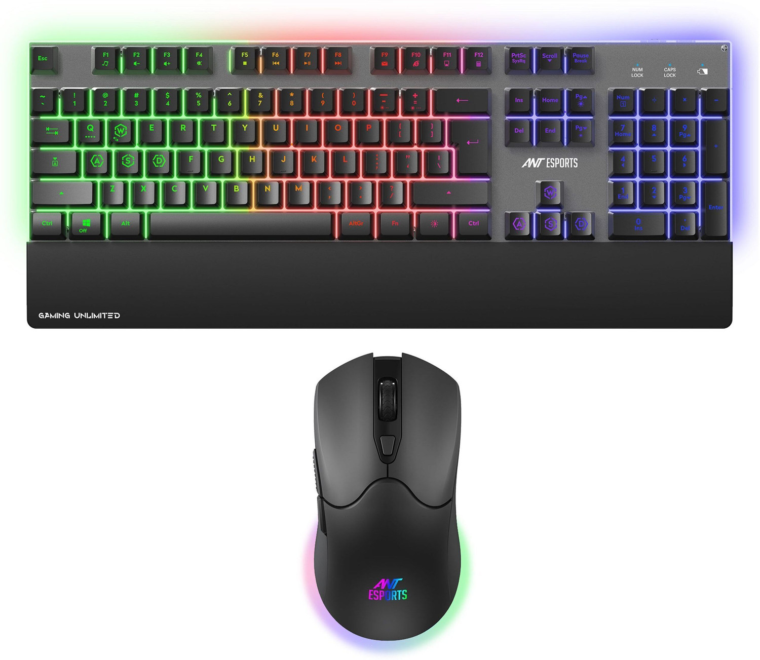 Image of Ant Esports KM550PRO Wireless Standard Gaming Keyboard Compatible with Desktop, Laptop, Tablet