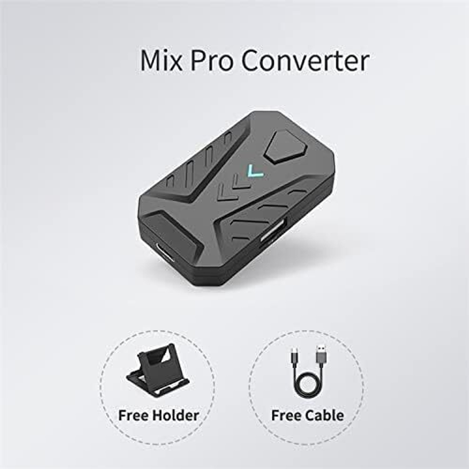 Image of Playtastic RGB One Handed Mechanical Gaming Keyboard and Mouse Bluetooth Standard Gaming Keyboard Compatible with Desktop, Laptop, Mac
