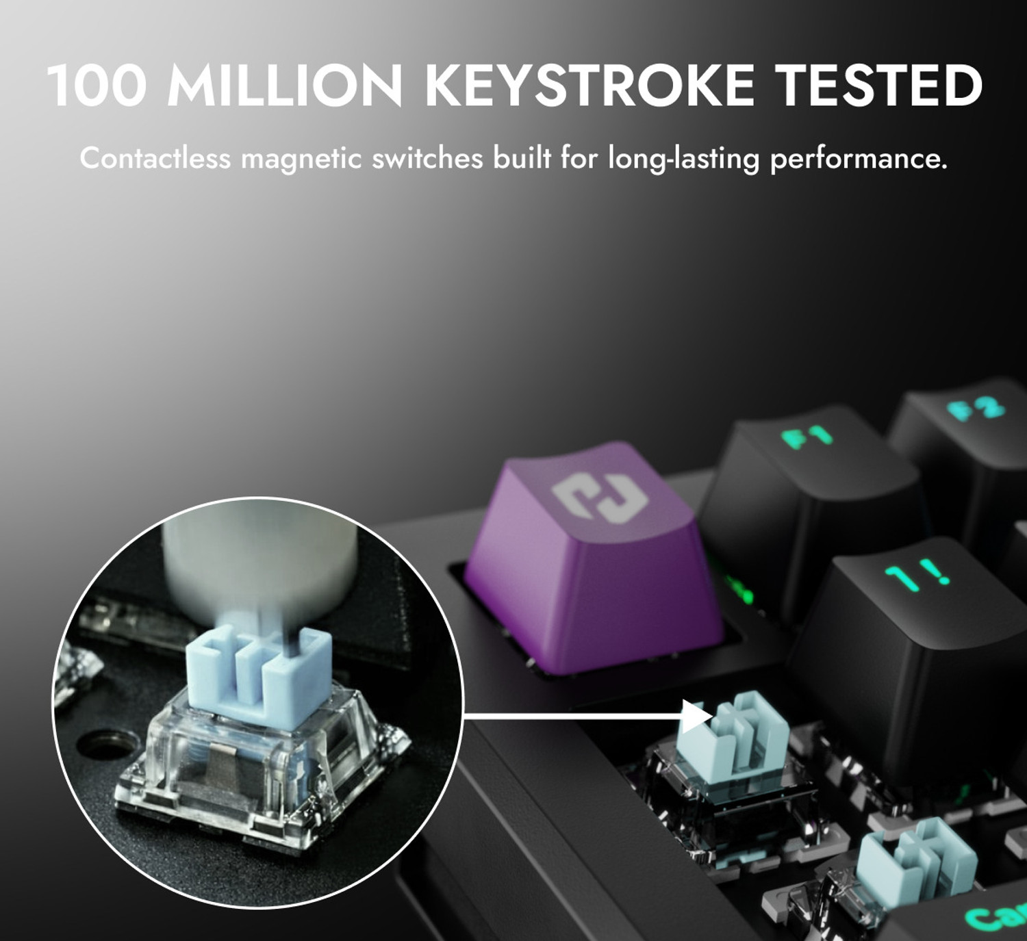 Image of Kreo Hive 75 HE Hall Effect Mechanical Gaming Keyboard Magnetic Switch Wired USB Tenkeyless Gaming Keyboard Compatible with Desktop, Laptop