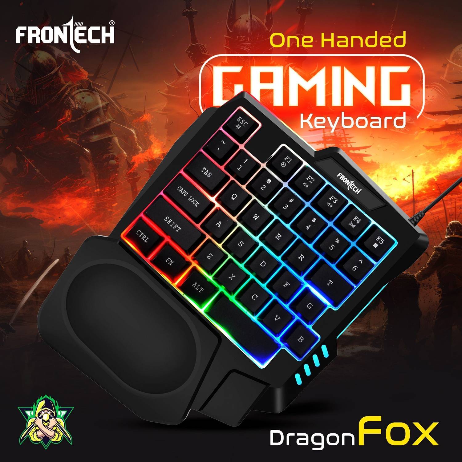 Frontech KB-0008P Wired USB Gaming Keyboard - Image 2