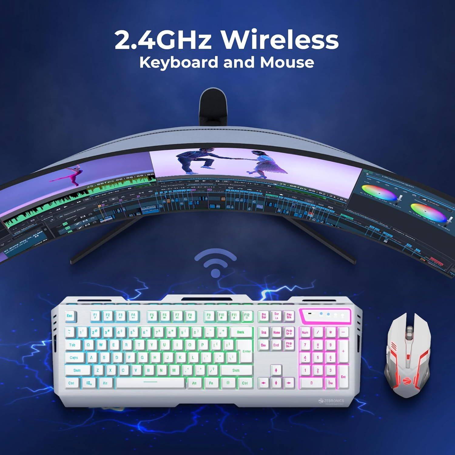 ZEBRONICS Zeb-Transformer Premium Keyboard and Mouse Combo - Image 2