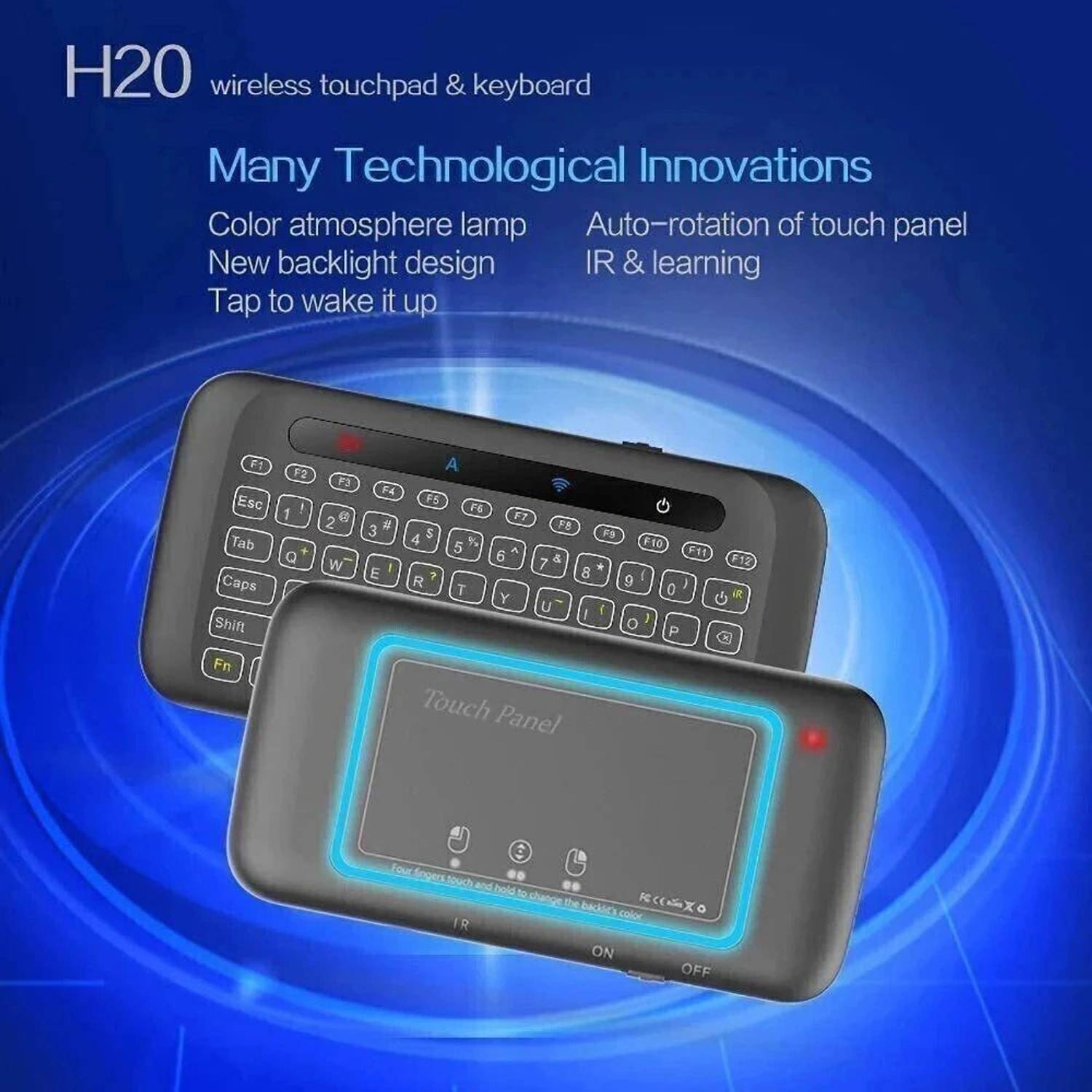 Etzin H20 Mini Wireless Keyboard(EPL-600KM-001) Wireless Handheld